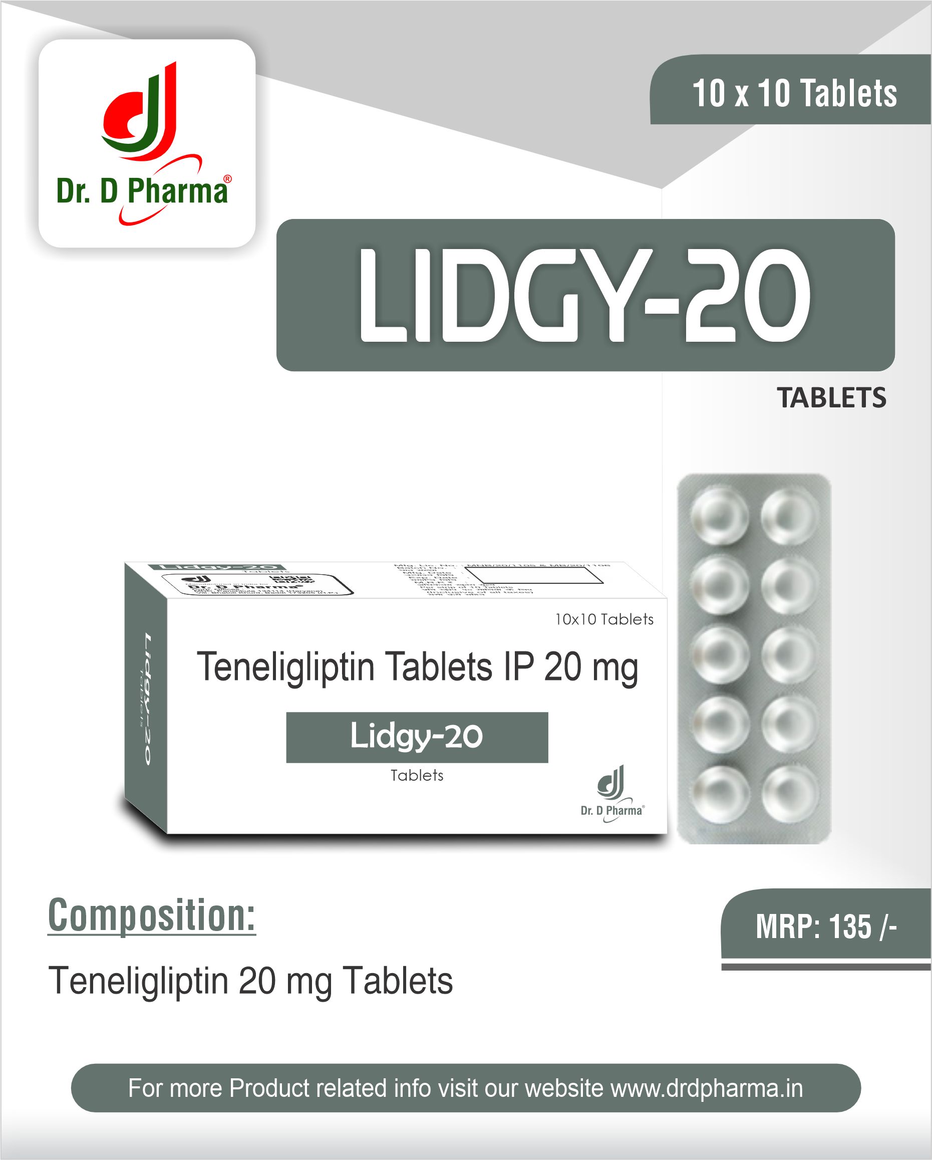 LIDGY 20 TAB
